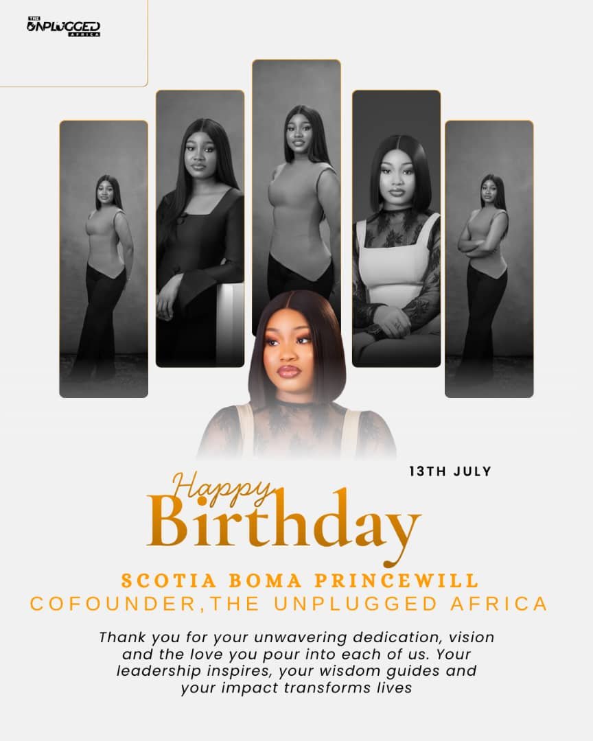 The_unpluggged's tweet photo. Happy Birthday to one of the amazing founders of Unplugged Africa @BecomingScotia

Thank you for saying yes to the vision and for pouring so much into us. Through this platform, you've helped so many of us see that there is so much more to our lives and purpose. https://t.co/tCxLgq98PH