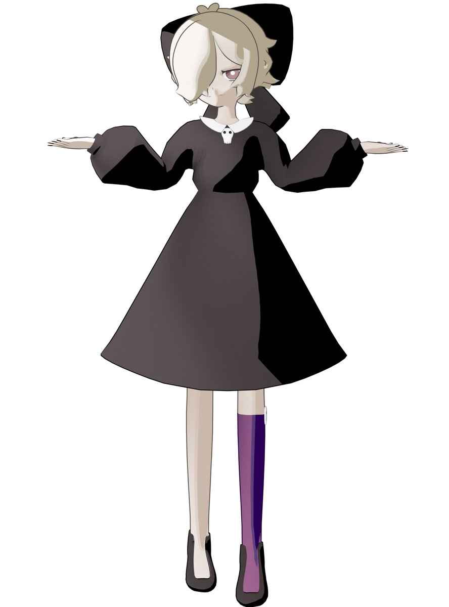 MaeAndHaena's tweet photo. original character design by @kuru2suuziman, fan design, render &amp; 3D model by me https://t.co/IfaGL6CAPa