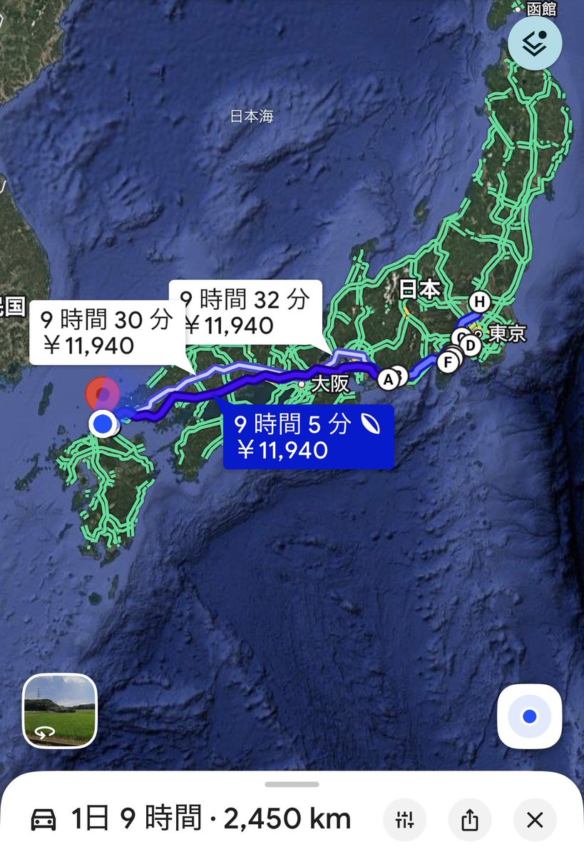 今回のざっくり移動経由地 3泊6日の旅でした #STSM 写真📸@R_zc31s_white