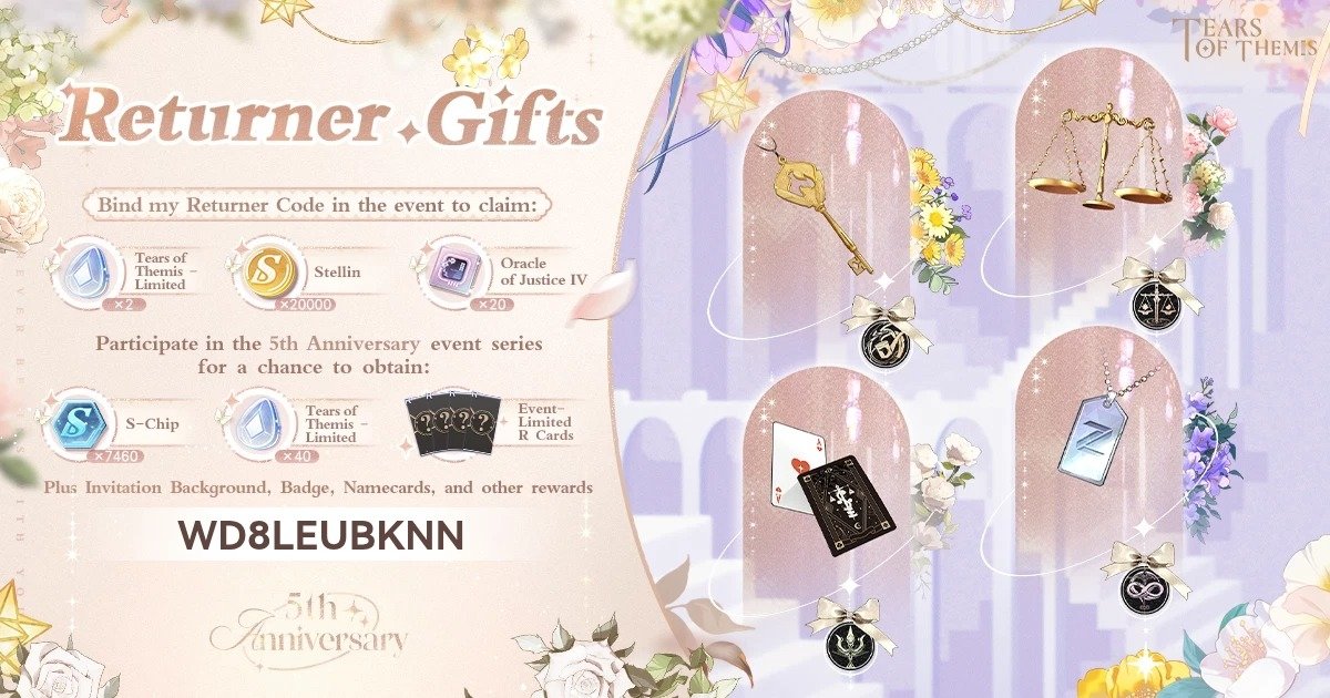Sleeping_Aace's tweet photo. #TearsOfThemis has prepared a Returner Gift for you! Come back and join the Special Event! Bind my Returner Code (code) to claim your rewards!Download Linkhttps://hoyo.link/081qBBAd https://t.co/D23hyq3tQZ