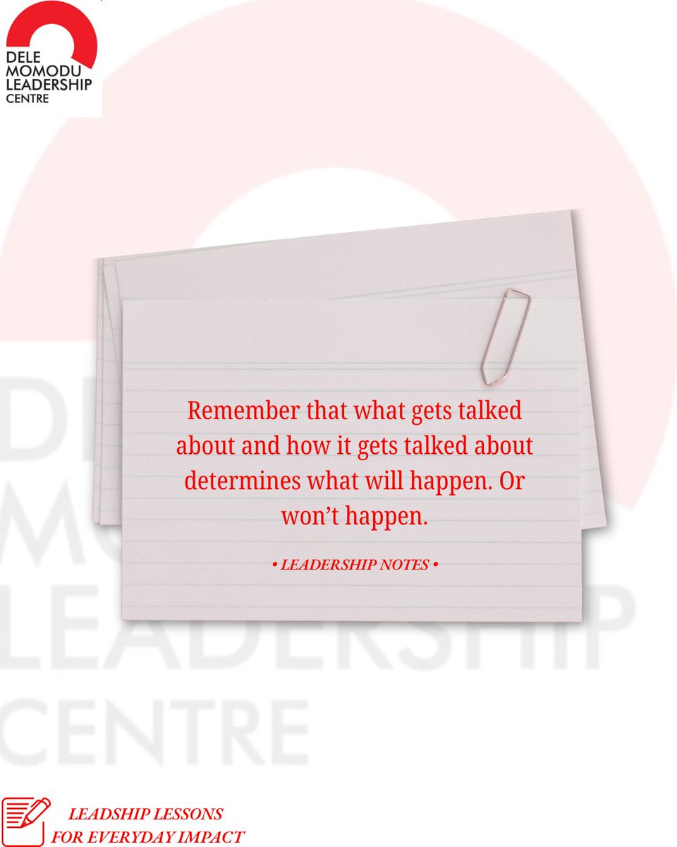 DMLCCONNECT's tweet photo. Every leader will eventually face a conversation they’d rather avoid.

This week’s Leadership Notes explores why difficult conversations are not obstacles to leadership but opportunities to build trust, strengthen relationships, and inspire meaningful change.

#dmlc https://t.co/hyP3LrxOvC