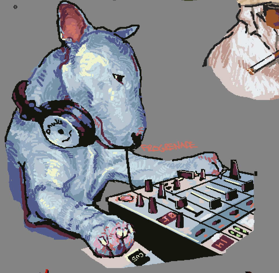 frogrenade's tweet photo. Dawgs

#artph #pixelart https://t.co/4hIgCOjR1N