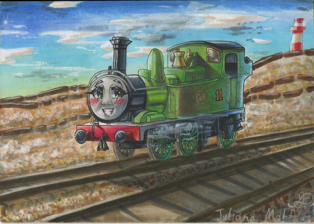 JulianaMahfouz's tweet photo. Mr. Oliver ☺️ .
#cute #illust #イラスト #drawing #art #anime #animeart #アニメ #イラストレーター #thomas #thomasthetankengine #ttte #thomasthetankengineoliver #oliverthegreatwesternengine #therailwayseries #thomasandfriends #きかんしゃトーマス #オリバー #トーマス . https://t.co/r2t2c4vBHH