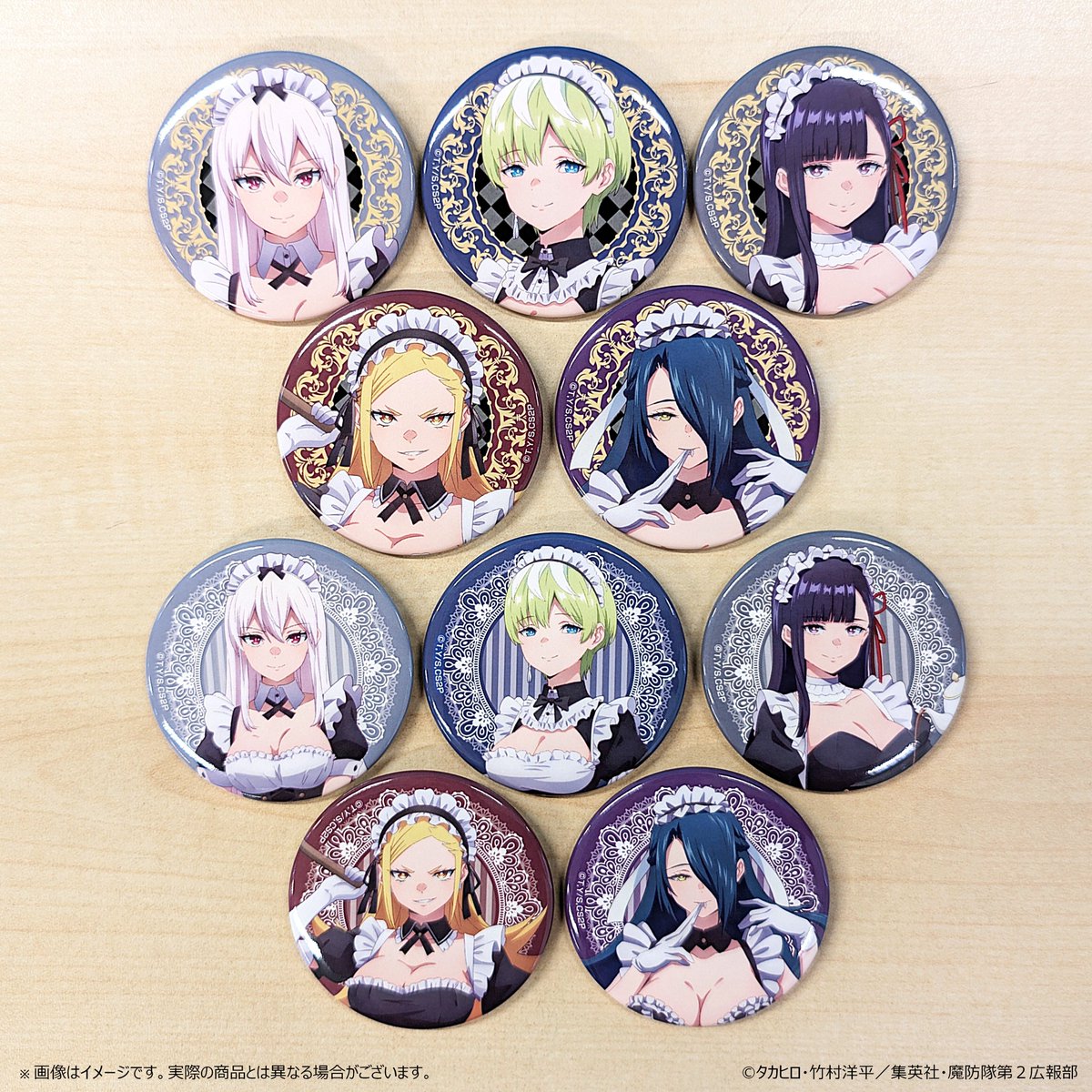 魔都精兵のスレイブ2」POP UP SHOP 【商品情報】 🔷描き下ろし缶バッジ
