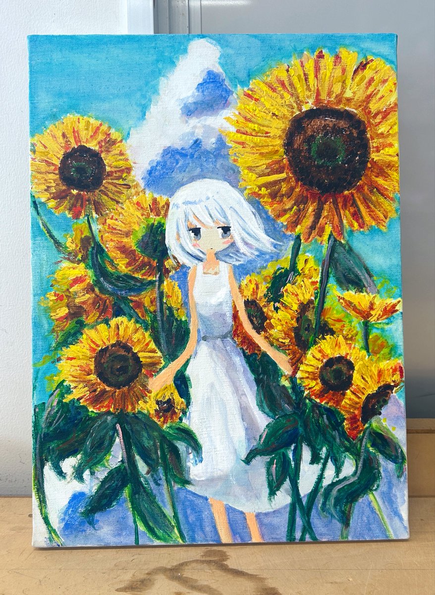 P8（455×333㎜） キャンバスに水彩