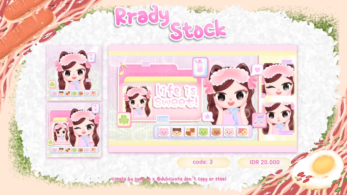 duhcuwte's tweet photo. help repost!! maciii all #bealanja ><

hiii selamat malam mantimun, syan bawa 4 rs chibi layout wabis yang siap di take sekarang juga‼️ dengan spesial price (20.000) sudah free retext, bisa sung chat syan lewat tele/wa https://t.co/LaiBJ22yOA