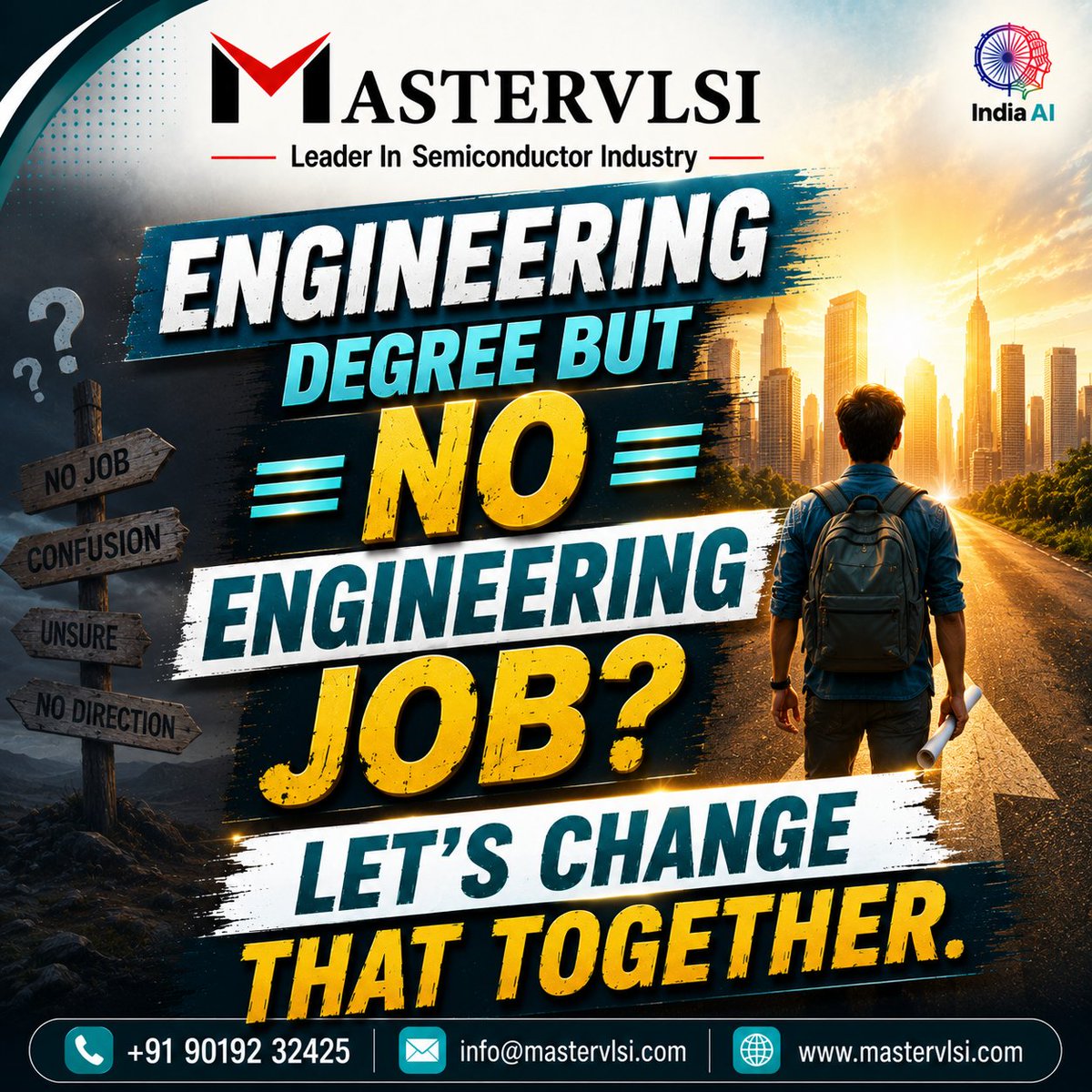 MasterVlsi's tweet photo. 🎓 Engineering degree but still searching for the right job? Build industry-ready VLSI skills with MasterVLSI and turn your career around. 🚀

📞 +91 90192 32425
#MasterVLSI #VLSI #EngineeringJobs #Semiconductor #Freshers #TechCareers #Upskill #Jobs #Engineering #CareerGrowth https://t.co/LH2L1f4TW8