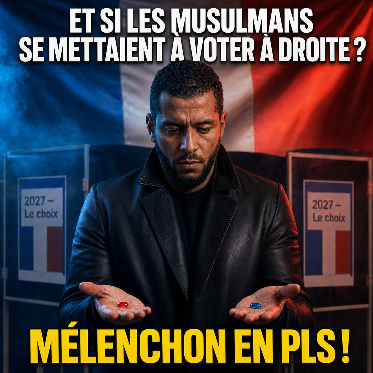 WokeAreDumb's tweet photo. 🤭 Les musulmans votent Mélenchon à 70-80 % alors qu’ils sont contre le wokisme, contre la théorie du genre, pour la famille traditionnelle et contre l’avortement.

2027 : Ils disent « Stop, on vote à droite »

Le plus gros retournement de l’histoire électorale française ? 😂🇫🇷 https://t.co/znCkX08oqD
