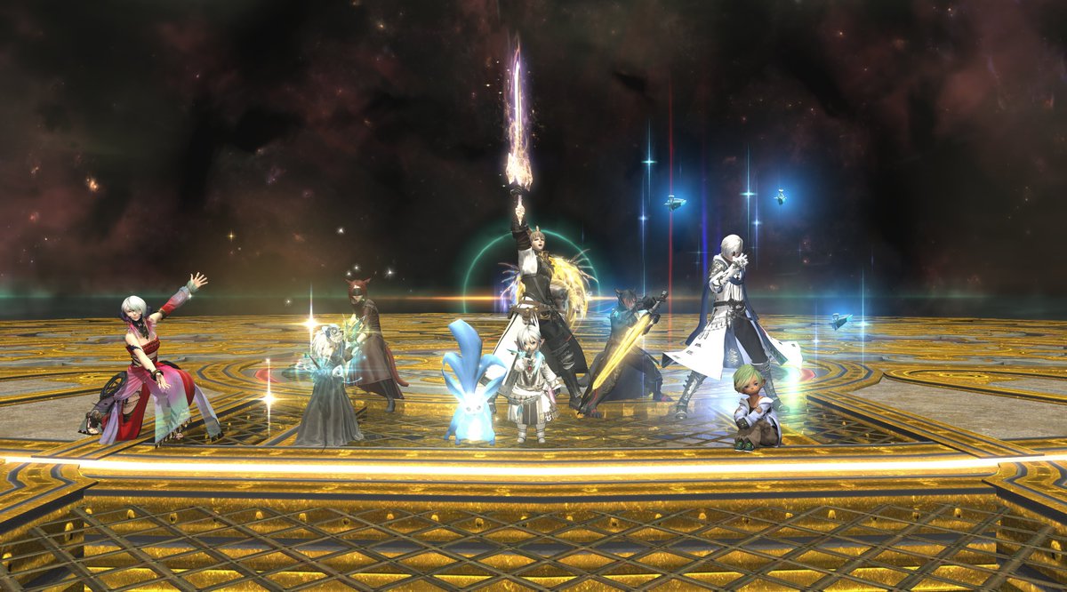Nagi_spell's tweet photo. FF14『初レイドボス』で絶アレキ攻略達成！！！
※極/零式の経験なし
クリア所要時間：42時間
絶アレキ初挑戦者：7人

FF14をやってる友人に誘われたときに『せっかくなら一番難しい難易度の絶に挑戦してみるか！』という話になり、FF14始めたてでいきなり固定組んで絶に挑戦してみました！
※初心者が野良絶に参加するのは止めましょう。

ちなみに絶で最初に苦戦したのはターゲットの切り替え方法でした。
後日動画にてまとめるのでお楽しみに！！！