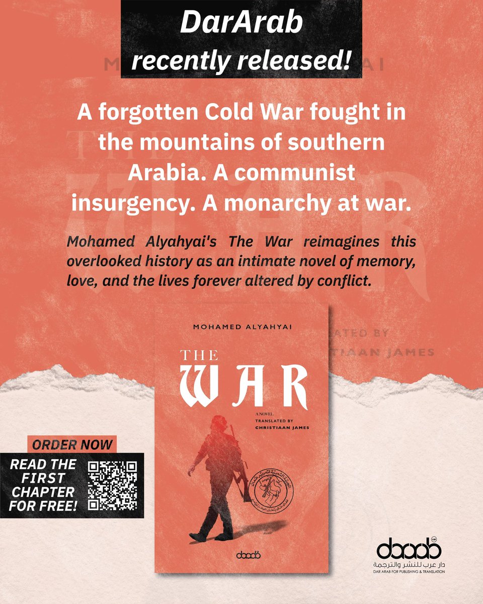 DarArabUk's tweet photo. DarArab Recently Released!

“The War” by Mohamed Alyahyai @Malyahyai 

Get your copy now and read the first chapter for free: https://t.co/I41CQiyJkV https://t.co/vhNO78jxSD