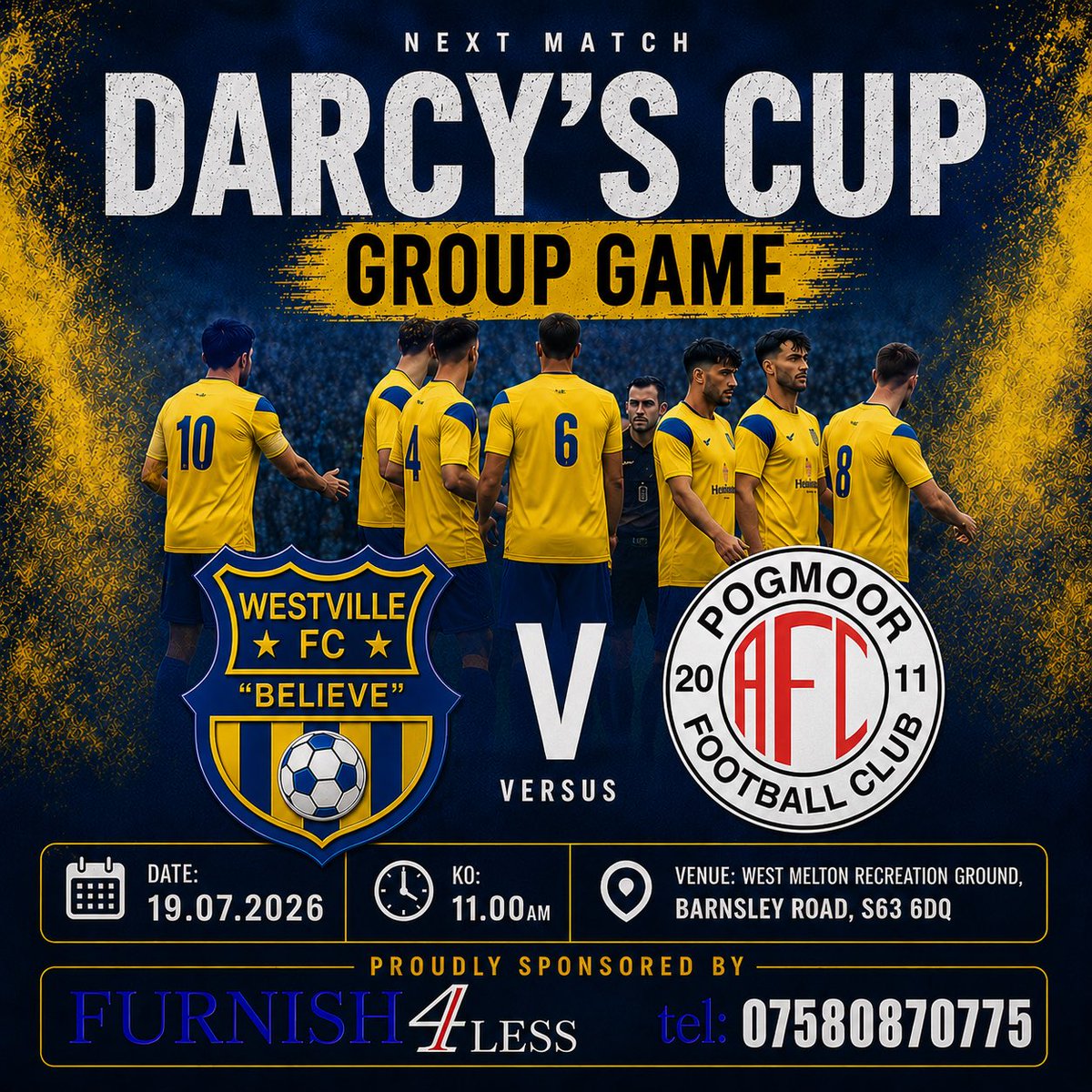 westvillefc's tweet photo. The 2026/2027 season gets underway this Sunday as we make our Darcy’s Cup debut. https://t.co/olJ8JMr5x1