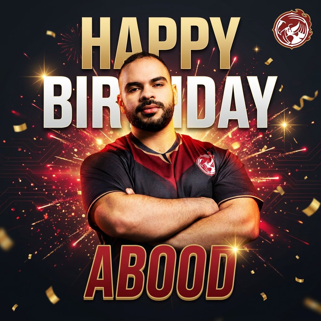 RedDunesEsports's tweet photo. Today we celebrate one of our own! 🎂🦅
Happy Birthday to our warrior, @Abood__bboy !
Many happy returns, champ!
كل عام وأنت بخير يا بطل
🎉
#HappyBirthday #Abood #RedDunesEsports #RDE #FGC https://t.co/KTV73cOTzq