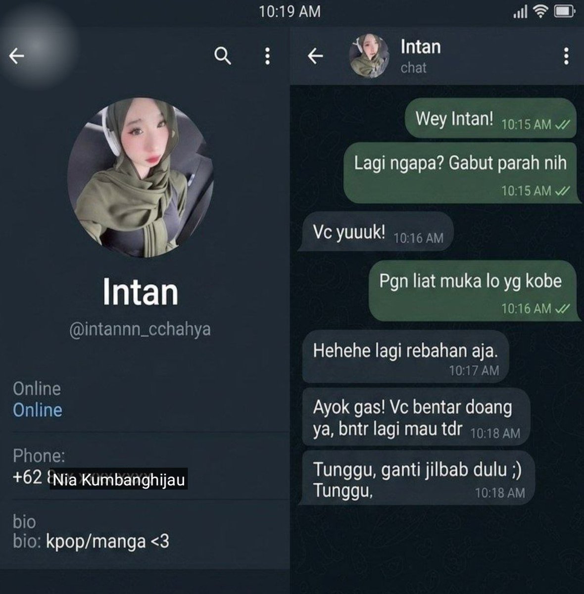 ayuKinjengomet's tweet photo. Intan boss https://t.co/OINBup88Rp