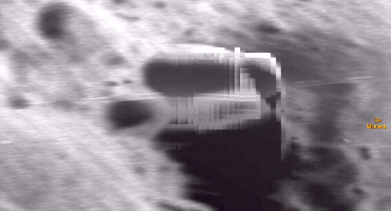 maniaUFO's tweet photo. 10 Mile Alien Base On Moon?
Unusual building near De Moraes crater. This crater is located on the northern part of the moon's far side. This object looks like a moon base of some sorts and has definite shapes that tell us it was designed by aliens. Most likely this object could also move from place to place, landing where convenient.
Google Moon:  49°54'5.25"N  142°37'43.85"E