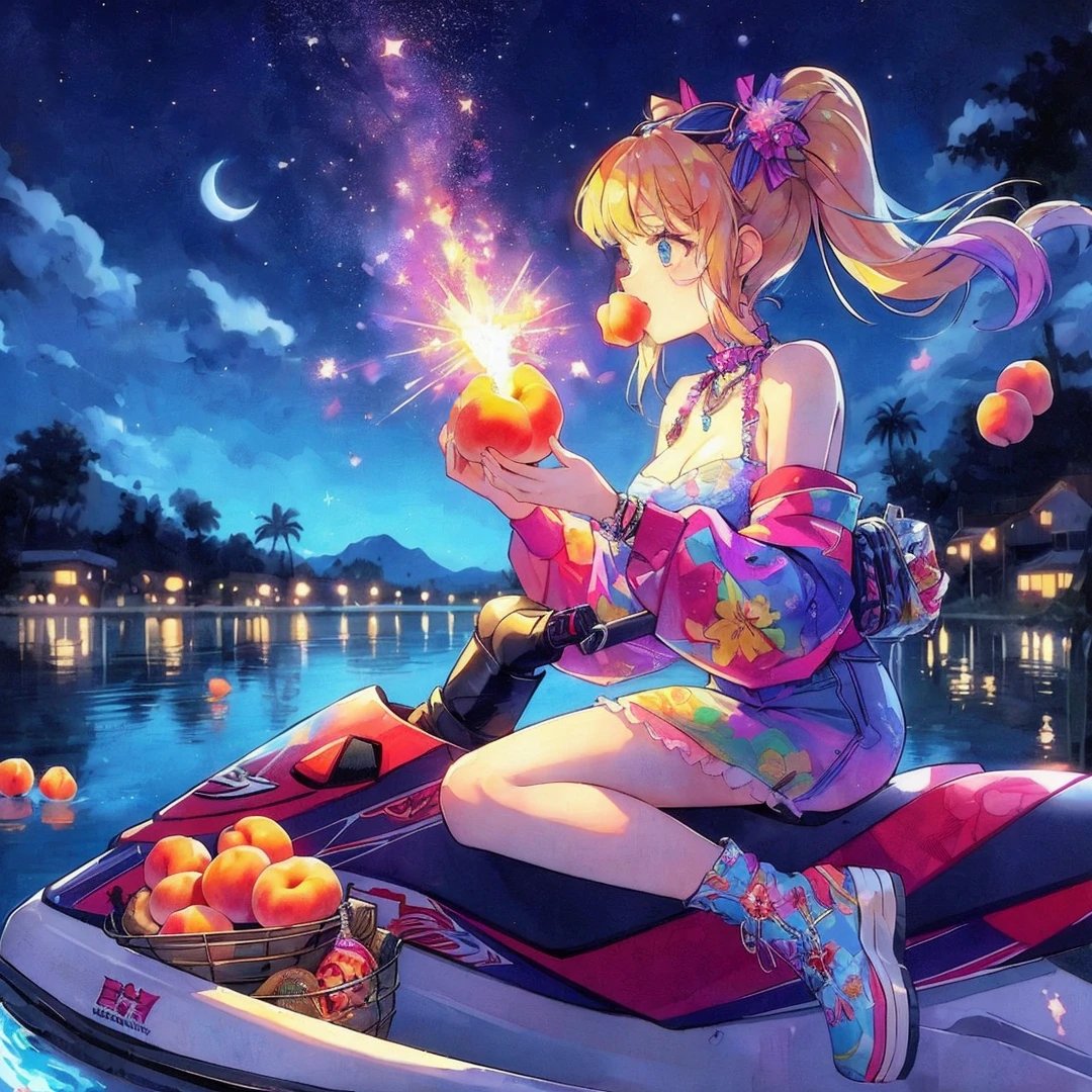 nome_nya's tweet photo. 「水上バイクの日」「ふくしま桃の日」「盆迎え火」
#AIイラスト https://t.co/ECXAZt8w50