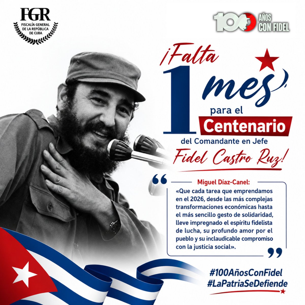 ZETI_EMPRESA's tweet photo. A solo 1 mes de #100AñosConFidel https://t.co/FE5RdAKVri
