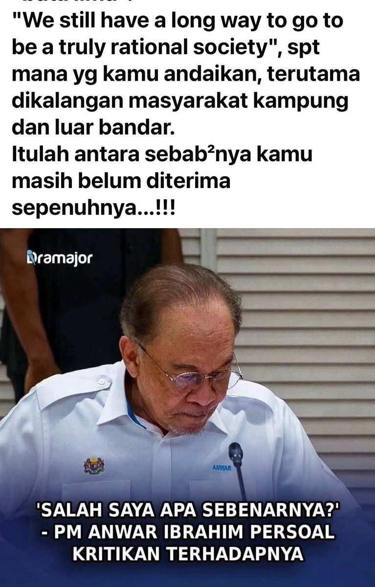 saedah789's tweet photo. Well said👏👏👏 https://t.co/nWj8bdZfSN