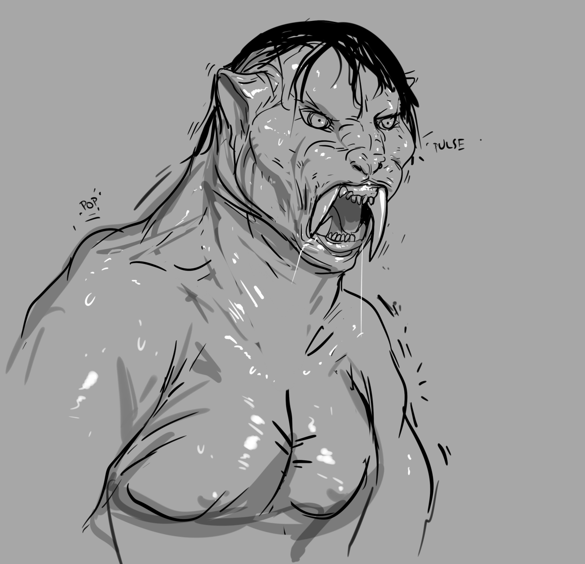 Gryf_Art's tweet photo. Smilodon TFsketch from 2025 https://t.co/azNACOd47r
