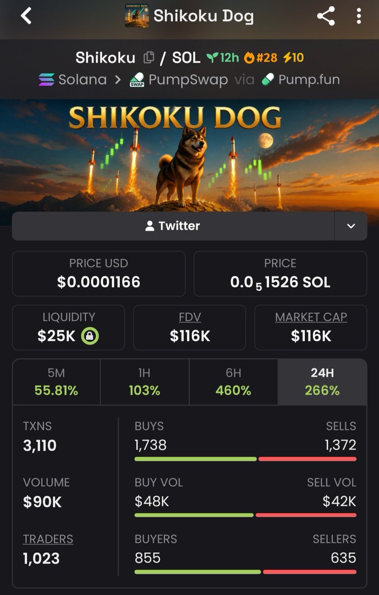 Shikokudogonsol's tweet photo. Millions coming for $Shikoku and remember we are as transparent as you can see..

We will claim fees buyback and lock more and more. https://t.co/JjFEUSbISY