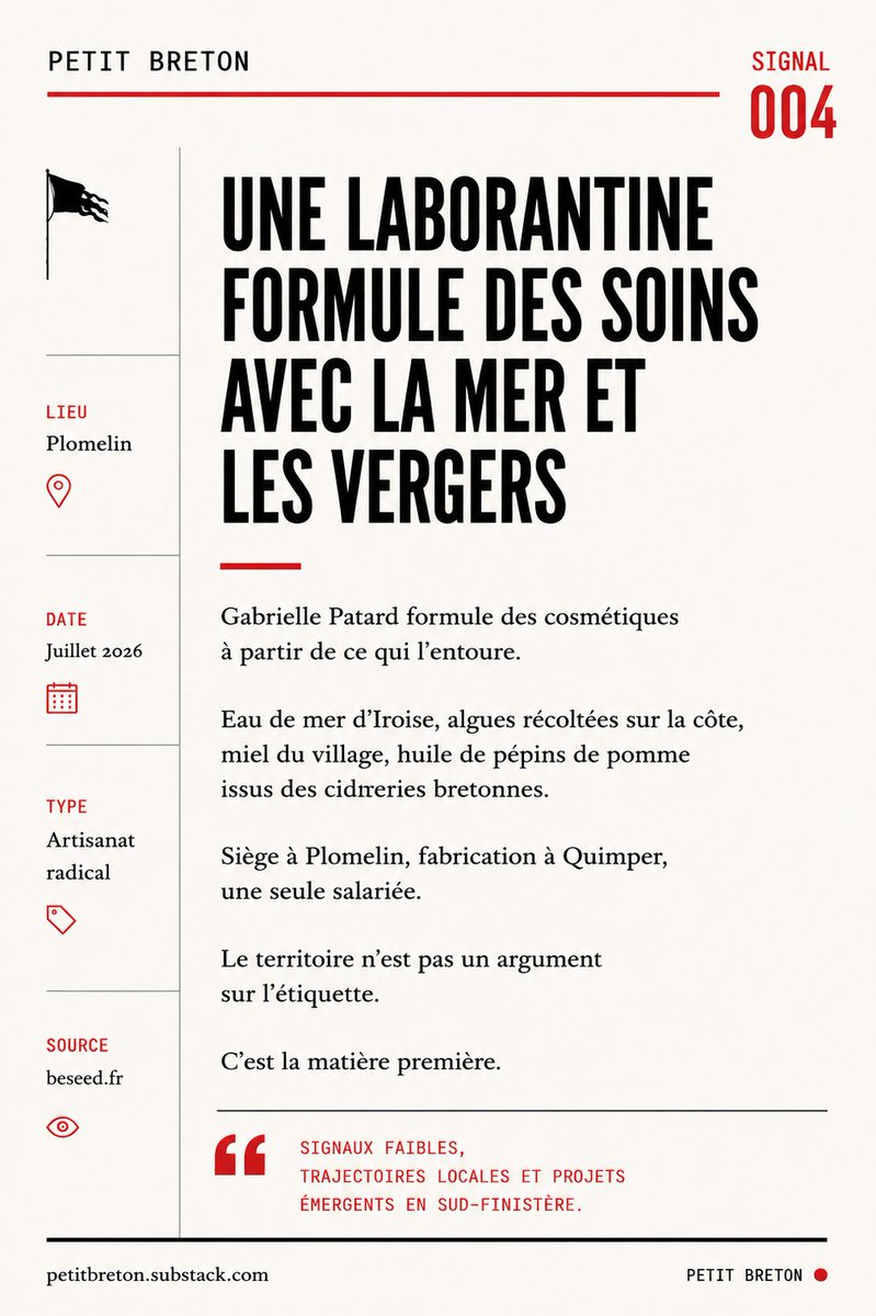 JeanFab1's tweet photo. Petit Breton N°2 - Le retour du geste.
Petit Breton, la newsletter bimensuelle du Sud-Finistère.
Ce qui bouge, avant que ça se voie.

https://t.co/JARuW5rz7w

#Finistere #Bretagne #Quimper #Territoire #Economie #Brandingterritorial https://t.co/CfM96n7Kvg