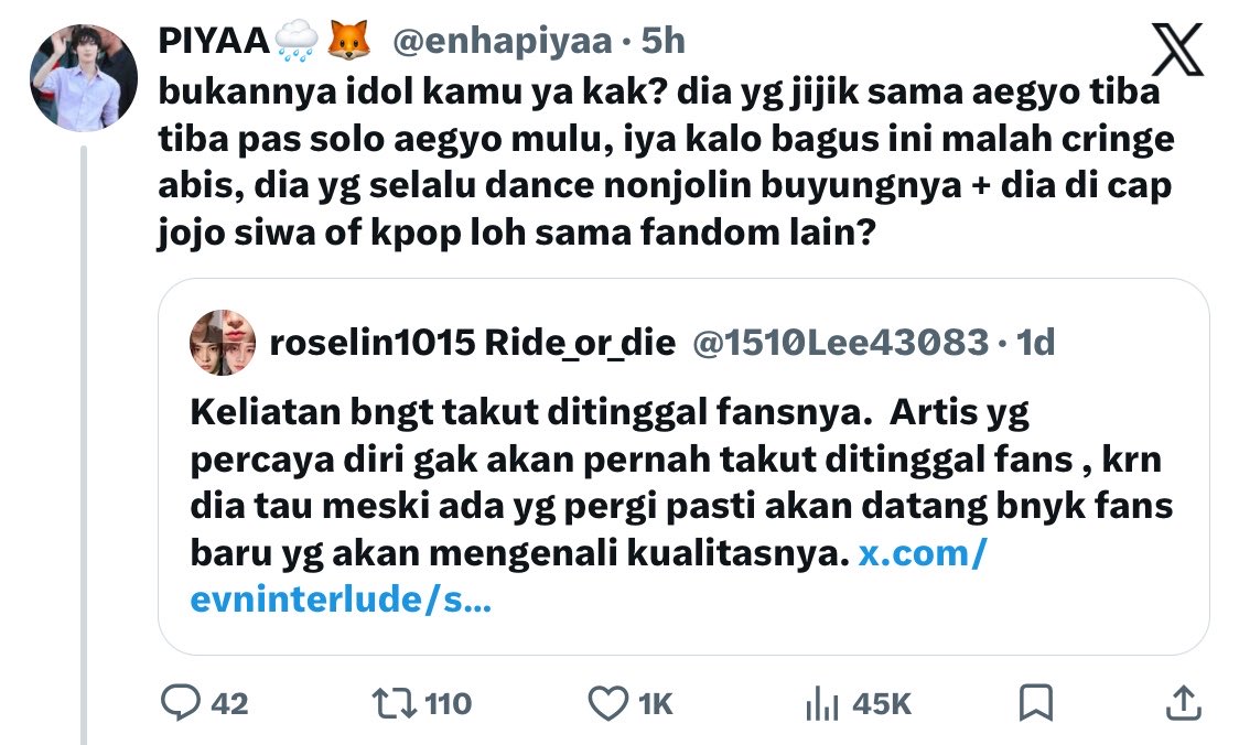 evancheers's tweet photo. ini kalau gue balikin ke idolnya pasti gue di rnb masal https://t.co/DiUMTetE3R