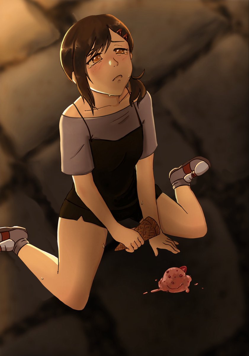 madzpsps's tweet photo. My entry for the #VGenChallenge this month is Kobeni spilling her ice cream 
If there are any kind souls willing to gift me a #VGenCode I’d be more then happy 🤧🫪.

Help me out #artmoots 💕 https://t.co/KxudDkbNUQ