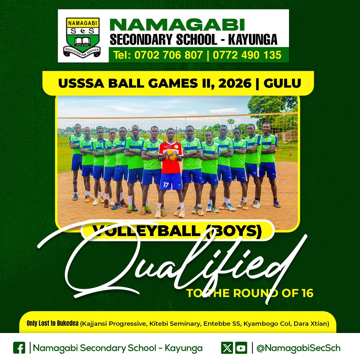 yiganorvanbash's tweet photo. @NamagabiSecSch hasn't disappointed. 2 vital games to FEASSA Games in Tanzania 🇹🇿
#NorvanUpdates https://t.co/asja37LrE4