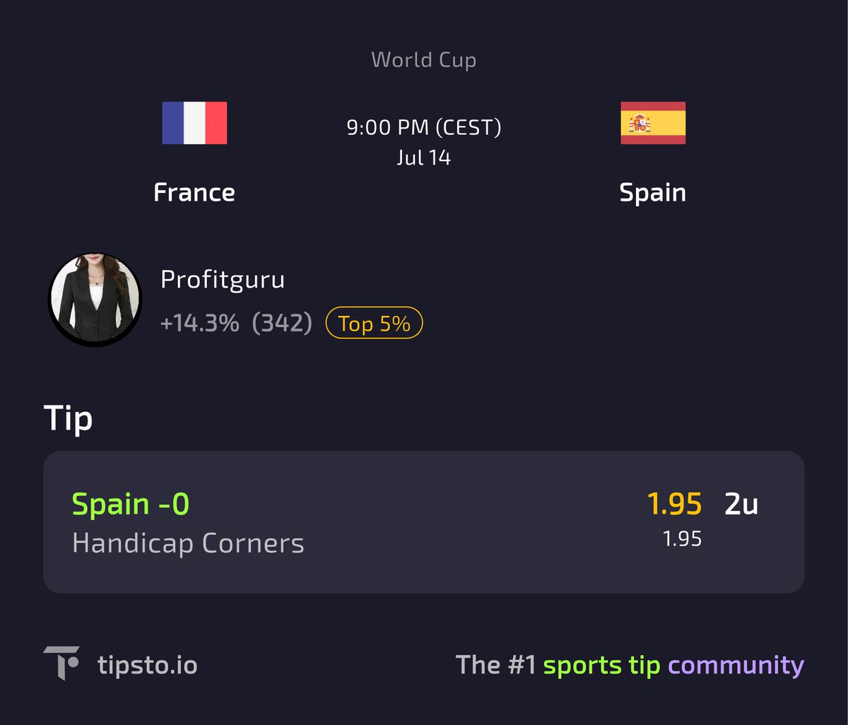 LadyBet6's tweet photo. The World Cup ends soon and even now there's value on many other matches as well! 🤑

4 CAREFULLY selected JUICY FREE picks from me, your favourite FEMALE tipster! 😁

-> download the FREE app on
https://t.co/9yxezO0rAE 

..to check the razor-sharp % estimations on my picks 👌💪 https://t.co/IY6cUibJSq