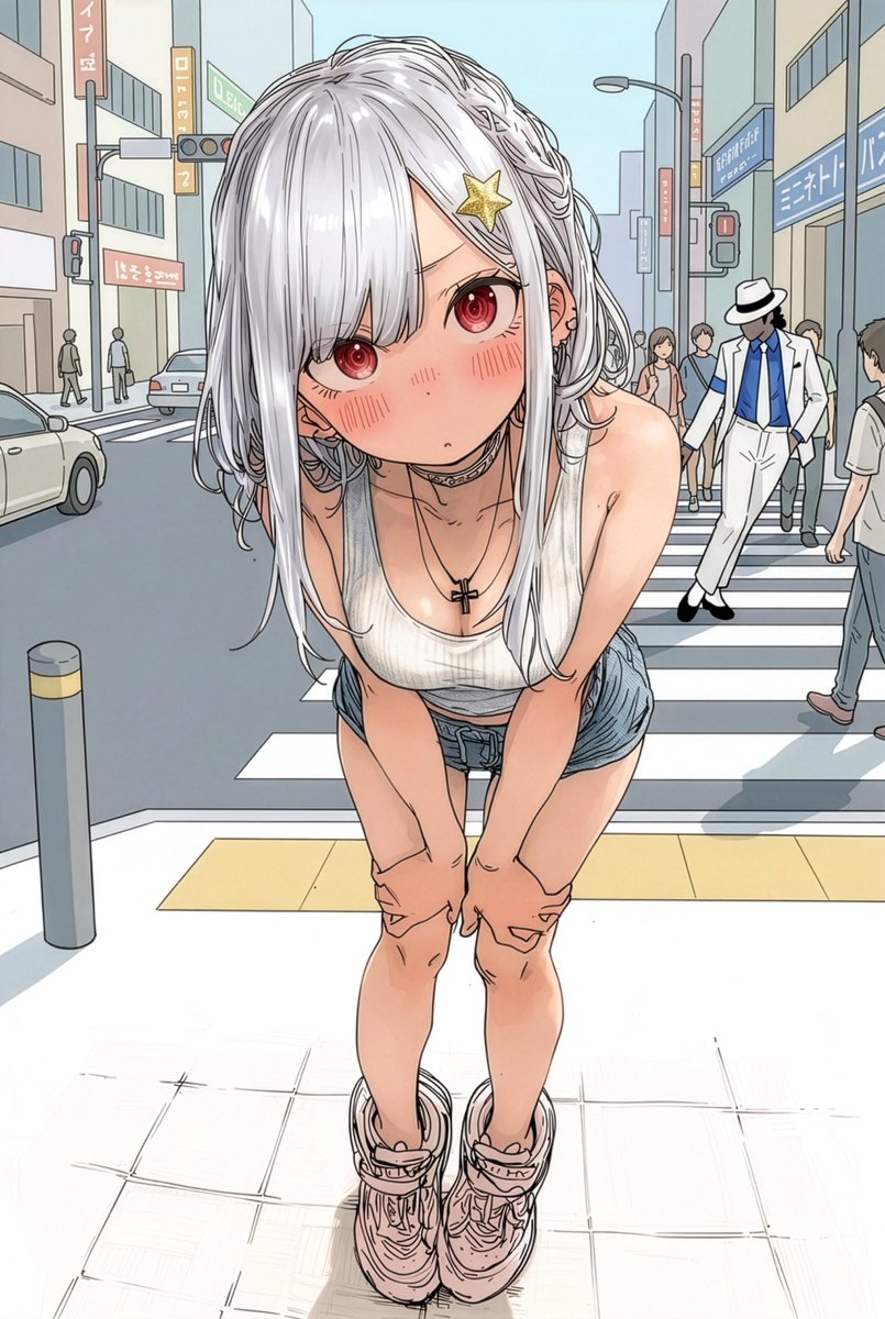 SukeNamako's tweet photo. 男性の８割は女の子の胸元に気を取られて
後ろでマイケルが踊っていることに気づかない https://t.co/hy71cBaFAr