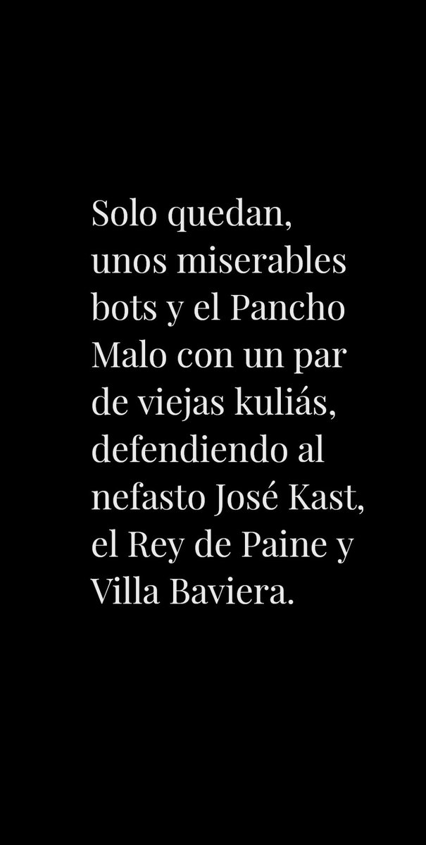 nrgnebula's tweet photo. #Cadem
#KastDestruyóChile
#kasttemintio
#gobiernodelengaño
#GobiernoDeMierda
#GobiernoDeInutiles
🙄 https://t.co/Z3ZTYuZ7Wc