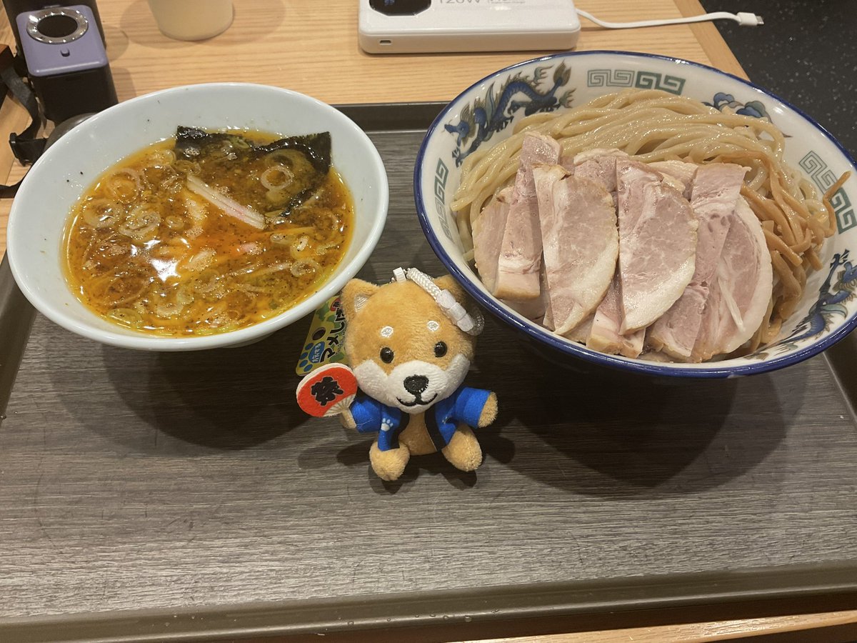yanachan1967's tweet photo. 創業チャーシューつけめん　大　　#旅するマメしば https://t.co/ACNaZNv362