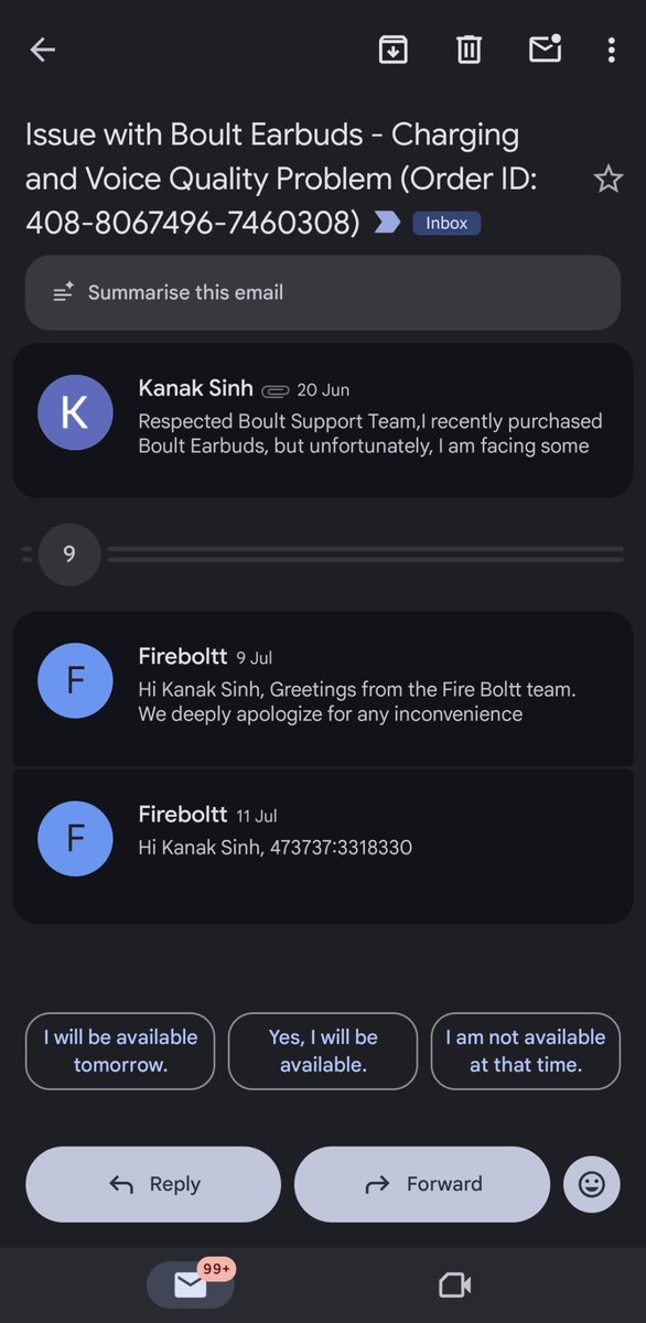 Mr_____56's tweet photo. @FireBoltt_ @Shadowfax_India Shocking &amp; pathetic service! It's been 15+ days, Shadowfax courier partner is refusing product pickup and FireBoltt customer care is completely ignoring emails/calls.
AWB/Tracking Number: R2268374780FIO https://t.co/hFsLmwoGyE