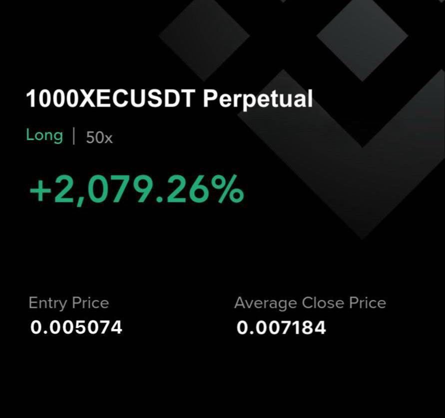 CopySkylerBFX's tweet photo. $XEC
LONG
Leverage: 50x
Entry Target: 0.005050
Take-profit Target:
0.005166
0.005326
0.005437
0.005570
0.005724
stop-loss: 0.004994
Binance Futures
 $XEC All take-PROFIT targets achieved 😎
Profit: 667.00%7
Period: 3 hours 47 minutes https://t.co/rp5vq9rrIN