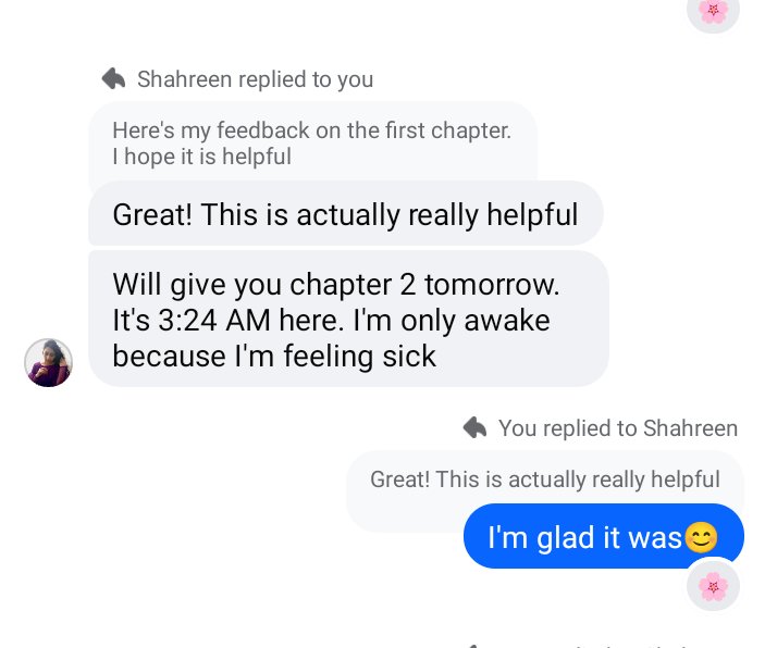 Mubaxee007's tweet photo. This Message Made My Day
One of the best compliments a beta reader can receive isn't just, "Your feedback helped." It's when an author says, "Would you read another one of my stories?"
#BetaReader #WritingCommunity #AmWriting #AuthorsHelpingAuthors https://t.co/dgwSdpR4iR