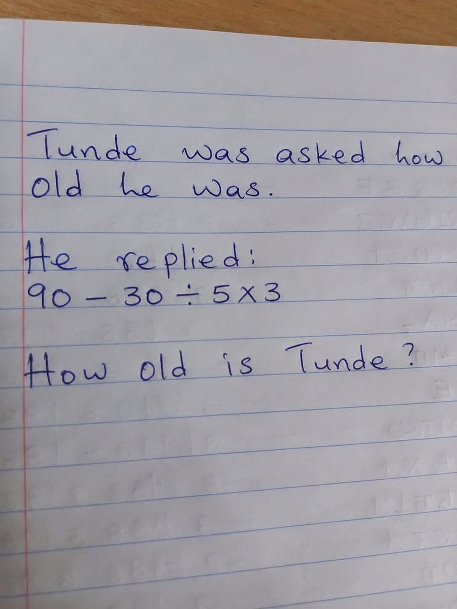 iamheitingar's tweet photo. How old is Tunde? https://t.co/SGLVQpEwB1