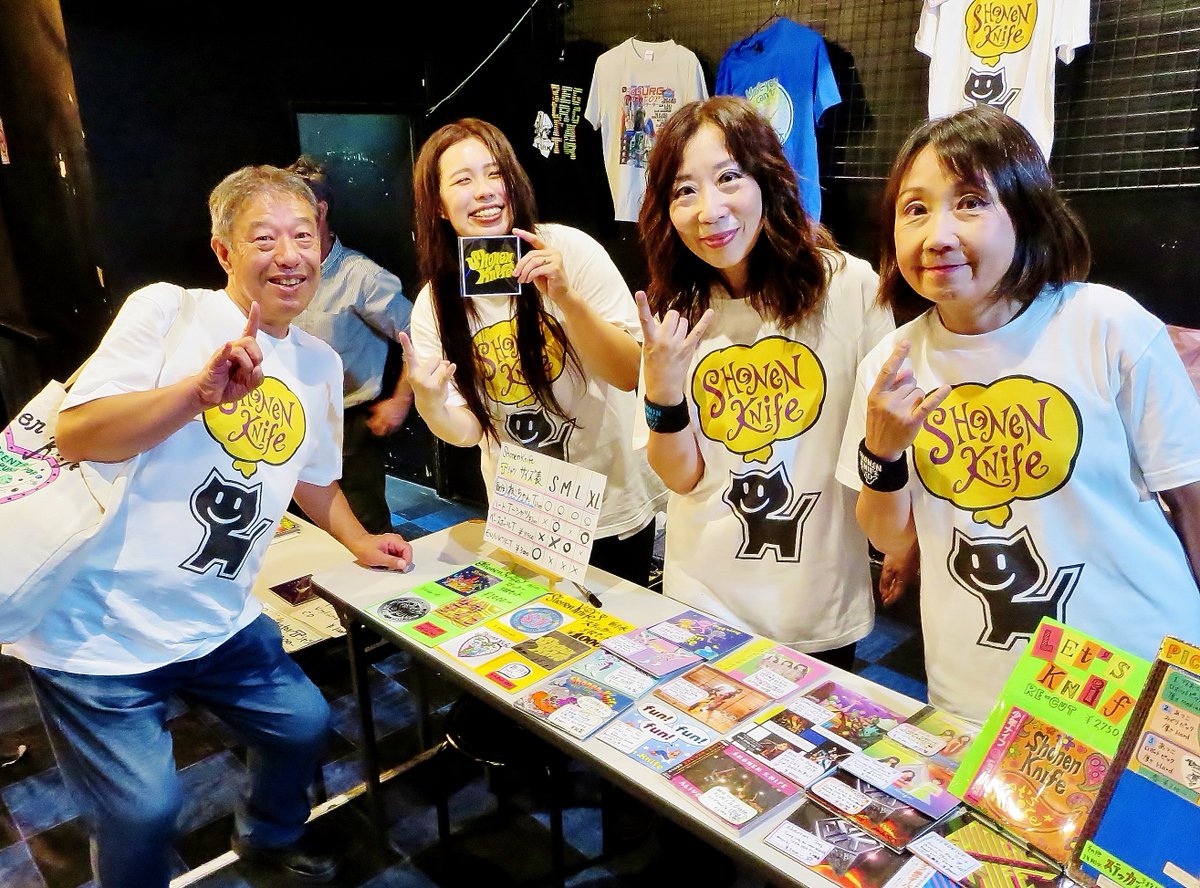 furuken4989's tweet photo. 1１日名古屋は池下CLUB UPSETでのステージの様子パート２。
#少年ナイフの日 
#712Day https://t.co/hFtGUDL0xm