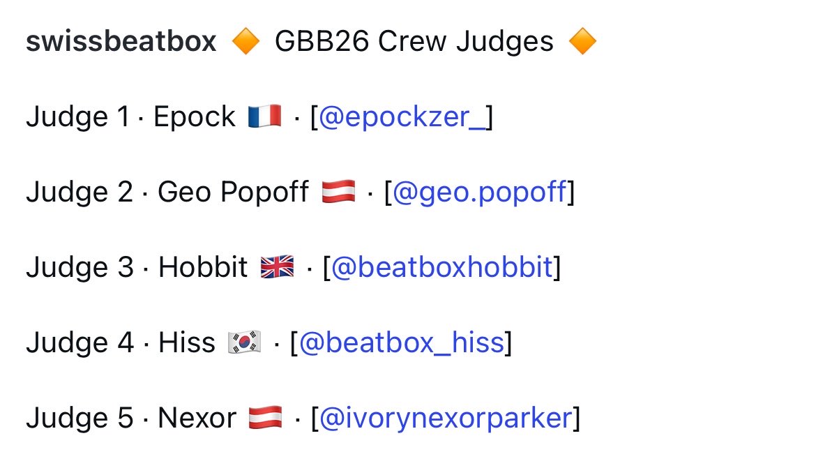 dir_en_gr's tweet photo. えーと…

Double Team🇺🇸の優勝は無くなりました

#GBB 
#beatbox https://t.co/8nAPQDOhGS