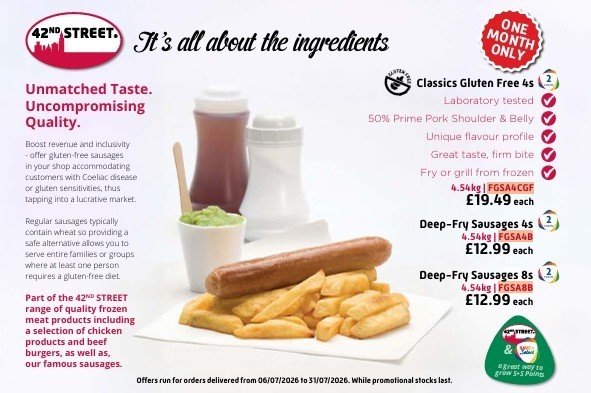 FriarsPride's tweet photo. Unmatched Taste. Uncompromising Quality 🌭💯 

Make the most of our offers on the 42nd Street range 👌 

Call us on 0333 049 0990 to place your order https://t.co/XhHE57aDfc