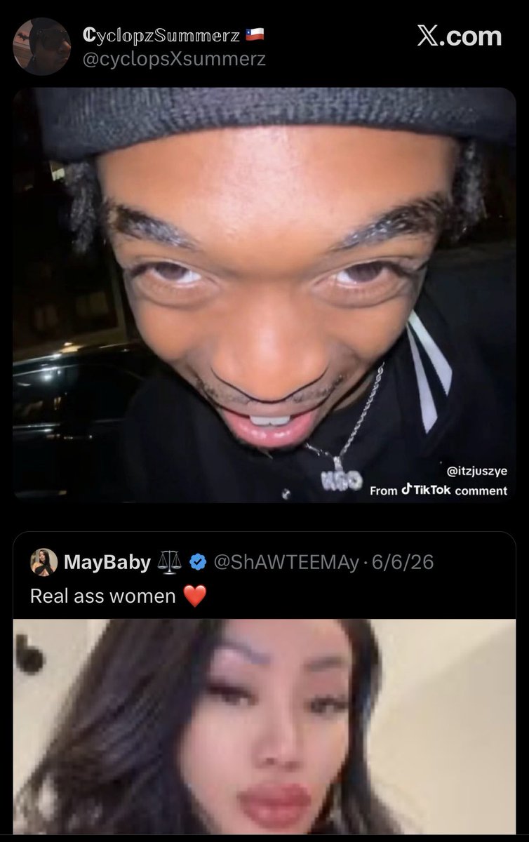 ebonybarbi3's tweet photo. @cyclopsXsummerz @Robfrfr keep your fake religion 🌚 you’re so performative https://t.co/RlU6Ma7wqi