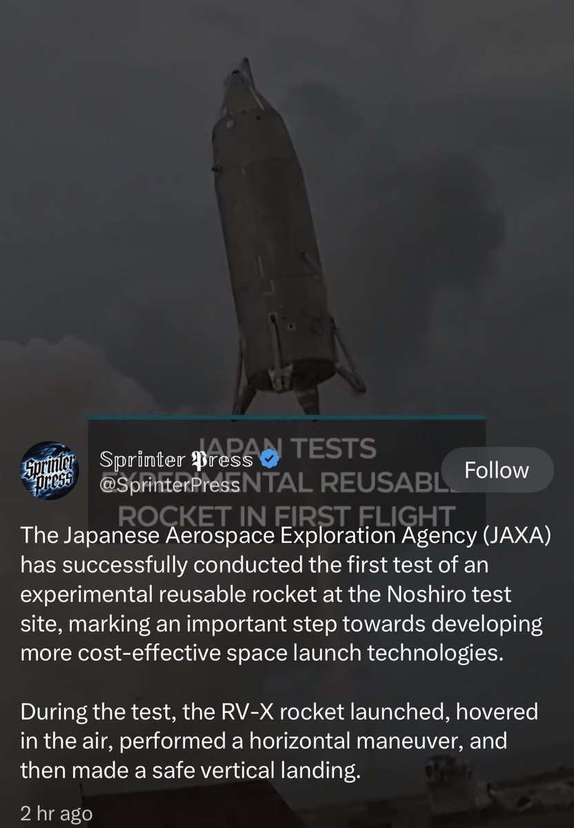 Timothee_pel's tweet photo. @Molson_Hart Your own post of the clip literally says it’s from the Japanese space agency. 

Please stop posting if you’re clueless. https://t.co/SqaviauDma