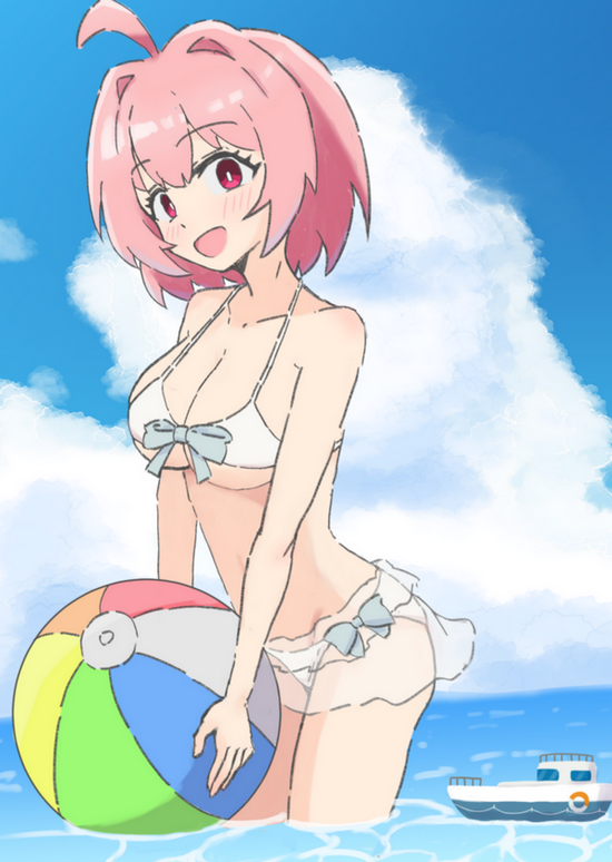 saka_2256's tweet photo. bikiniシェル桃華さん。 https://t.co/EPecOZ00gJ