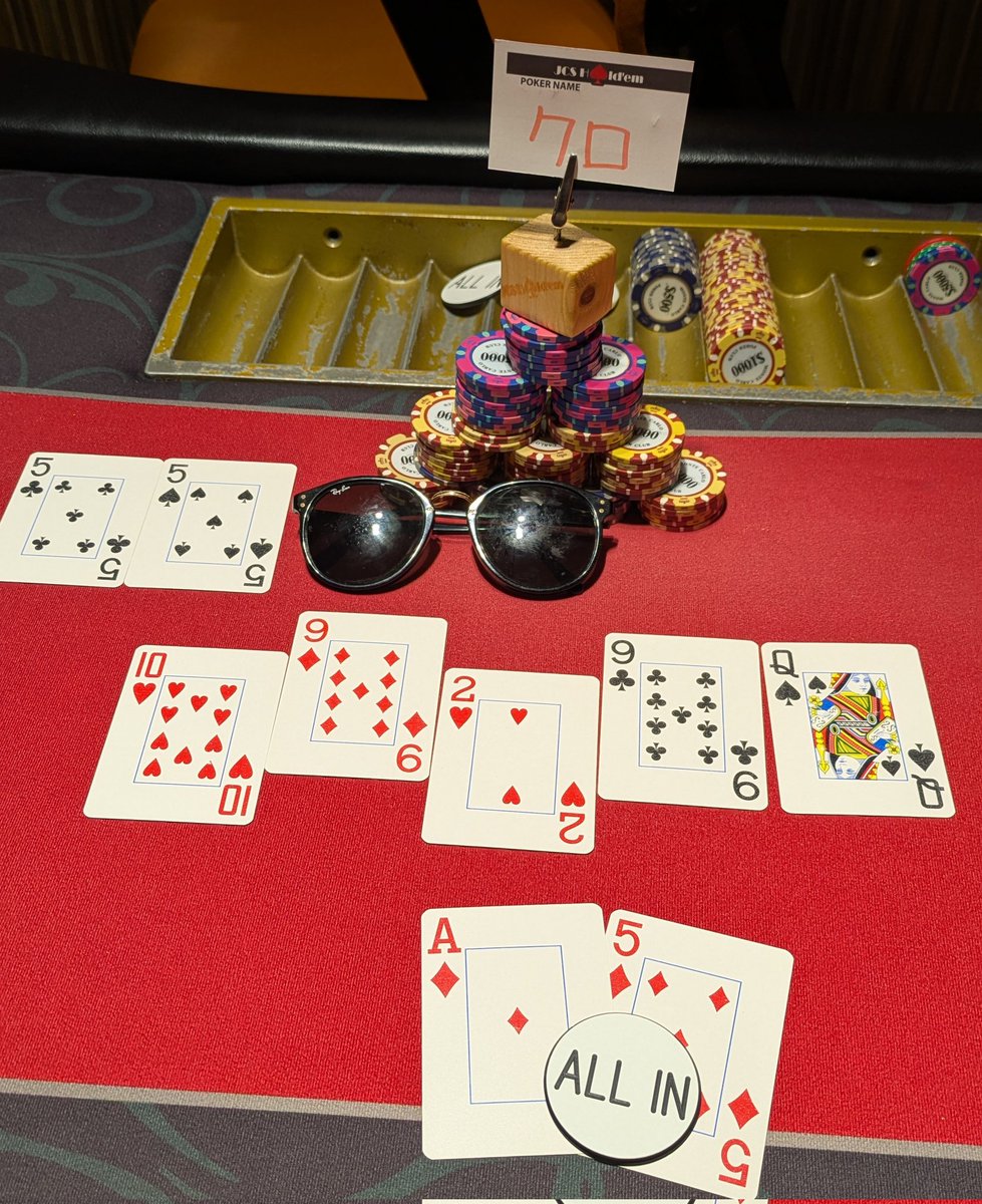 jcsHoldem's tweet photo. 2026年、7月13日(月)
♠️ｳｨｰｸﾘｰﾄｰﾅﾒﾝﾄ②♠️

優勝は、クロ様(お台場)🏆️
第2位は、ショウタ様(お台場)🥈

お台場またしても完全勝利‼️
おめでとうございます！！

#新宿ポーカー　#JCS https://t.co/oOl7MpTLYt