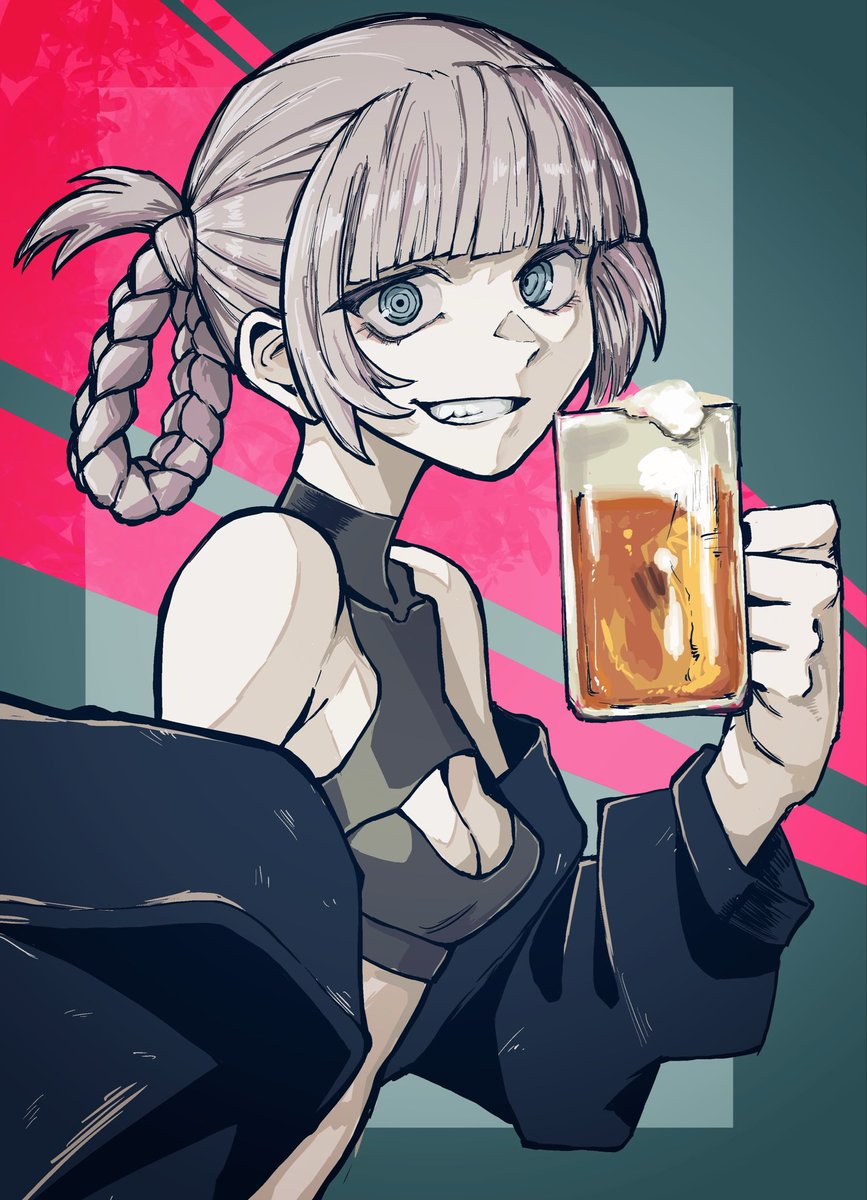 Totemo_Tamagoo's tweet photo. 🍺　#よふかしのうた #イラスト https://t.co/qIiOYoebtq