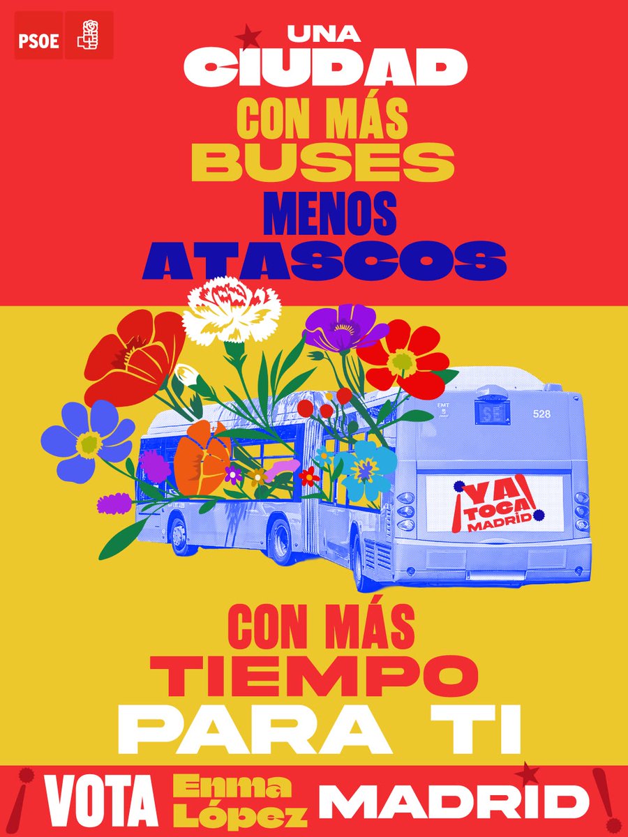 EnmaLopez's tweet photo. ¿Te imaginas una ciudad en la que ir y volver del trabajo no se lleve todo tu tiempo? ¿Que el Ayuntamiento te ayude a conciliar para que tú te puedas dedicar a lo que más importa? 

📍Pues de eso vamos a hablar hoy lunes día 13 a las 19:00 en Villaverde.
#Yatoca https://t.co/CFENZSPdmA