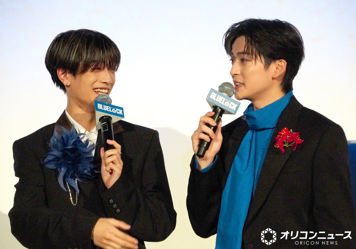 oricon's tweet photo. 高橋文哉、なにわ男子・高橋恭平と
“同じ名字”でMCを翻弄し苦笑い😂
「だからさっきから…」
https://t.co/szYGD2sus3

#ブルーロック https://t.co/pAC7YKAGPG