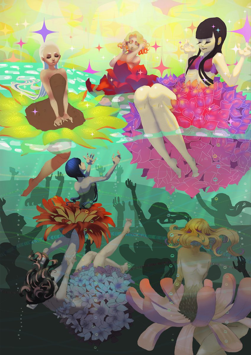 dim_news's tweet photo. 過去絵、市美点で賞候補まで行ったもの
最近好き勝手描いてどこまで通用するか試しておりますふっふっふ
反面、がむしゃらだったからこそ、自分が何になりたいのか解らなくなっております...
これ、あるあるです？教えて人生の先輩 https://t.co/NZAneuyIaL