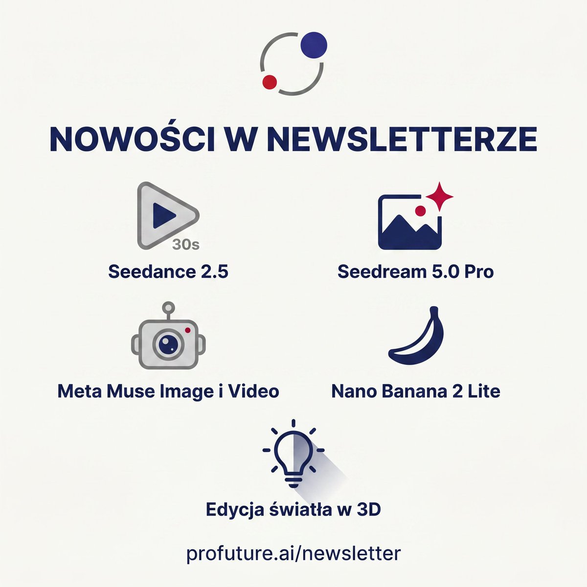 Profuture_AI's tweet photo. ByteDance uderza dwa razy: Seedance 2.5 i Seedream 5.0 Pro. 
Meta wchodzi do gry z Muse Image/Video, a Reve 2.1 wraca na podium. Wszystko szczegółowo opisane w nowym wydaniu 👇
https://t.co/zx9wu5p1ef 
#AI #Seedance #Seedream https://t.co/dFHQ0OGU0b