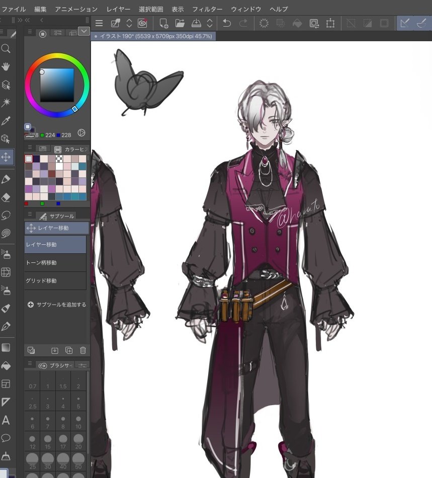 haruto81818's tweet photo. 放置してたキャラデザを仕上げる✍️✨ https://t.co/6SI9PIWwSw