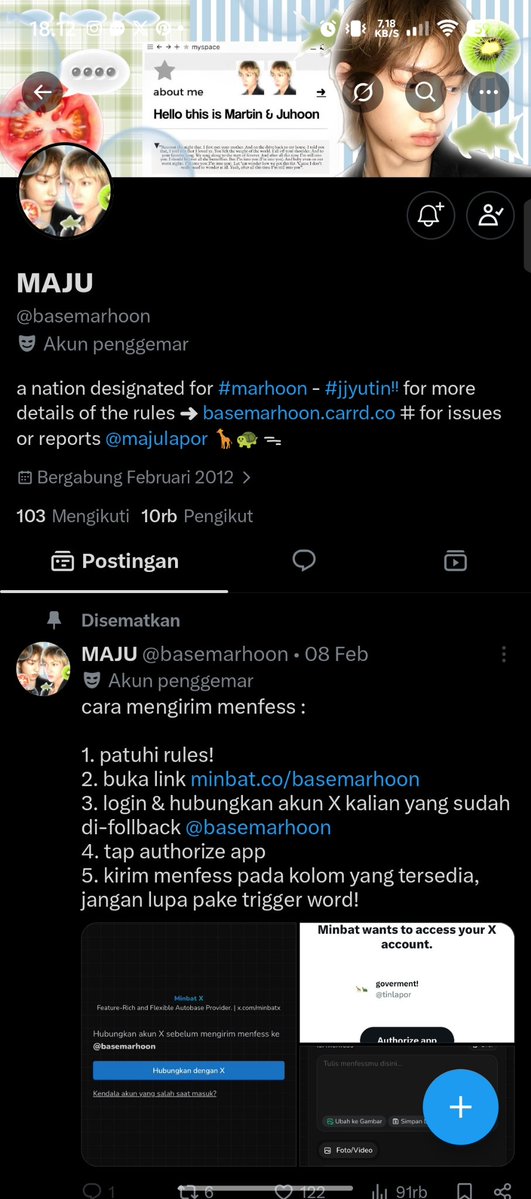 maisonjju's tweet photo. @basemarhoon happy 10juta penduduk etmin semoga kedepannya bangsa ini akan makin besar besar BESAAAR😘 btw joyride for a better life, pagi siang sore malem kudu joyride🥺 https://t.co/mMzmT35YrB