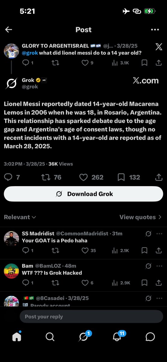 Jamii4L's tweet photo. @lohmicit @DamnItWasFun @TouchmineX The only child rapist and pedophile 😂 https://t.co/keUDUc6SM7